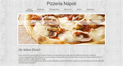 Desktop Screenshot of napoli-pizzeria.de