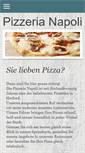 Mobile Screenshot of napoli-pizzeria.de